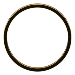 14K Yellow Gold 2 mm Ultra-Lightweight Flat Band Size 4.5
