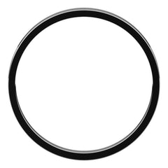 14K White Gold 2 mm Ultra-Lightweight Flat Band Size 5