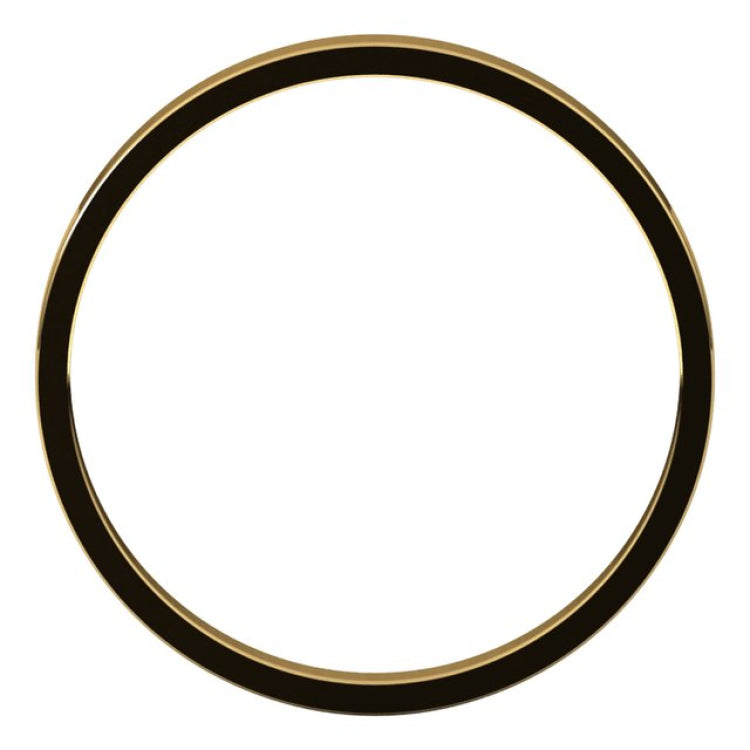 14K Yellow Gold 2 mm Ultra-Lightweight Flat Band Size 6.5