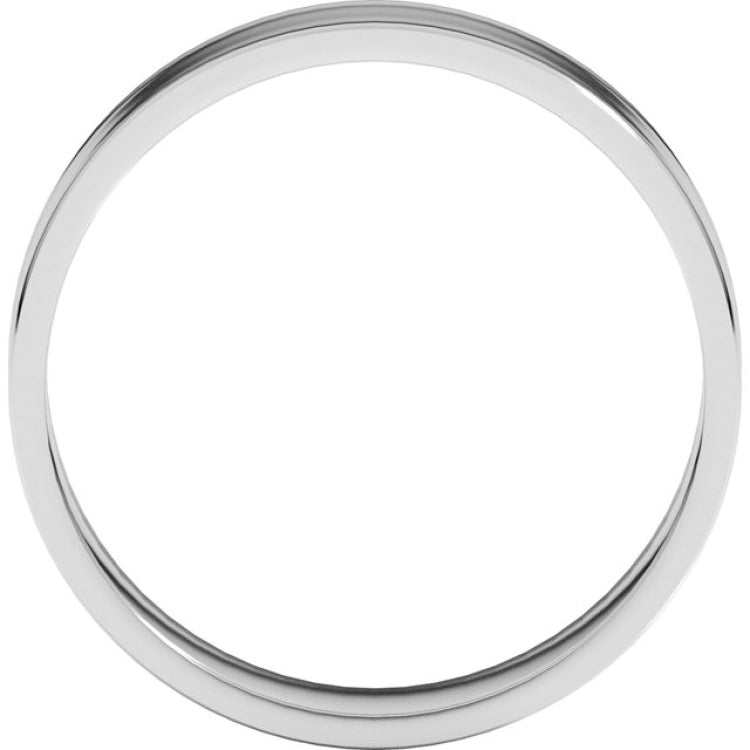 Platinum 5 mm Ultra-Lightweight Flat Band Size 5.5