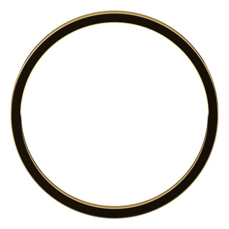 14K Yellow Gold 1.5 mm Ultra-Lightweight Flat Band Size 4.5
