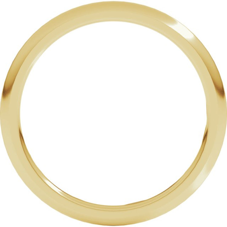 10K Yellow Gold 1.5 mm Comfort-Fit Half Round Band Size 5