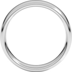 Platinum 5.5 mm Comfort-Fit European-Style Band Size 9.5