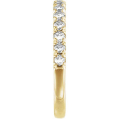 14K Yellow Gold 1/2 CTW Natural Diamond Stackable Ring