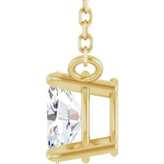 14K Yellow Gold 3/8 CT Lab-Grown Diamond 18" Necklace