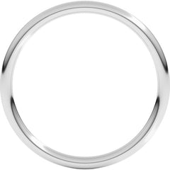 Sterling Silver 1.5 mm Comfort-Fit Full Round Band Size 7