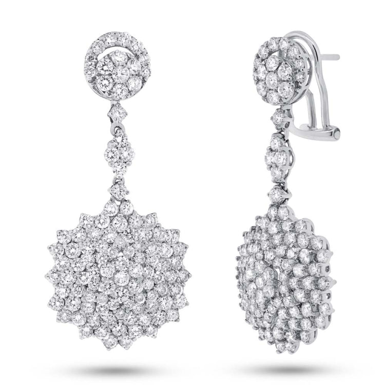 5.37ct 18k White Gold Diamond Earring