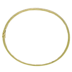 1.96ct 14k Yellow Gold Diamond Bangle