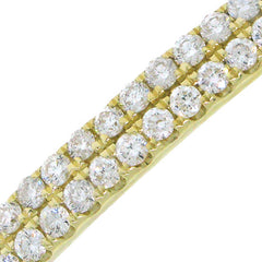 1.96ct 14k Yellow Gold Diamond Bangle