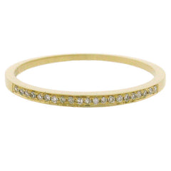 0.07ct 14k Yellow Gold Diamond Lady's Band