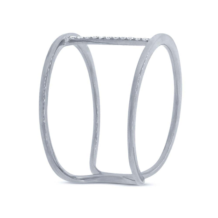 0.04ct 14k White Gold Diamond Lady's Ring
