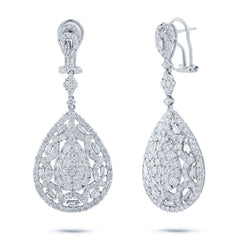 5.33ct 18k White Gold Diamond Earring