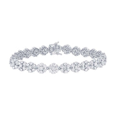 6.68ct 18k White Gold Diamond Lady's Bracelet