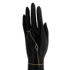 0.12ct 14k Yellow Gold Diamond Lady's Bracelet