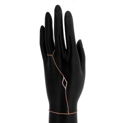 0.12ct 14k Rose Gold Diamond Lady's Bracelet