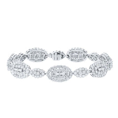 7.58ct 18k White Gold Diamond Lady's Bracelet