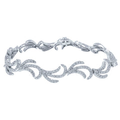 2.75ct 14k White Gold Diamond Bracelet