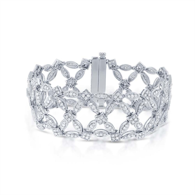 4.75ct 18k White Gold Diamond Lady's Bracelet
