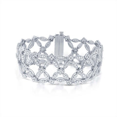 4.75ct 18k White Gold Diamond Lady's Bracelet