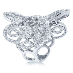 4.43ct 18k White Gold Diamond Lady's Ring