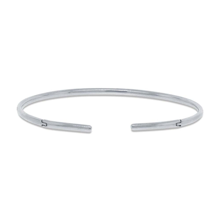0.50ct 14k White Gold Diamond Bangle