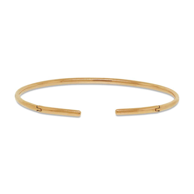 0.50ct 14k Yellow Gold Diamond Bangle