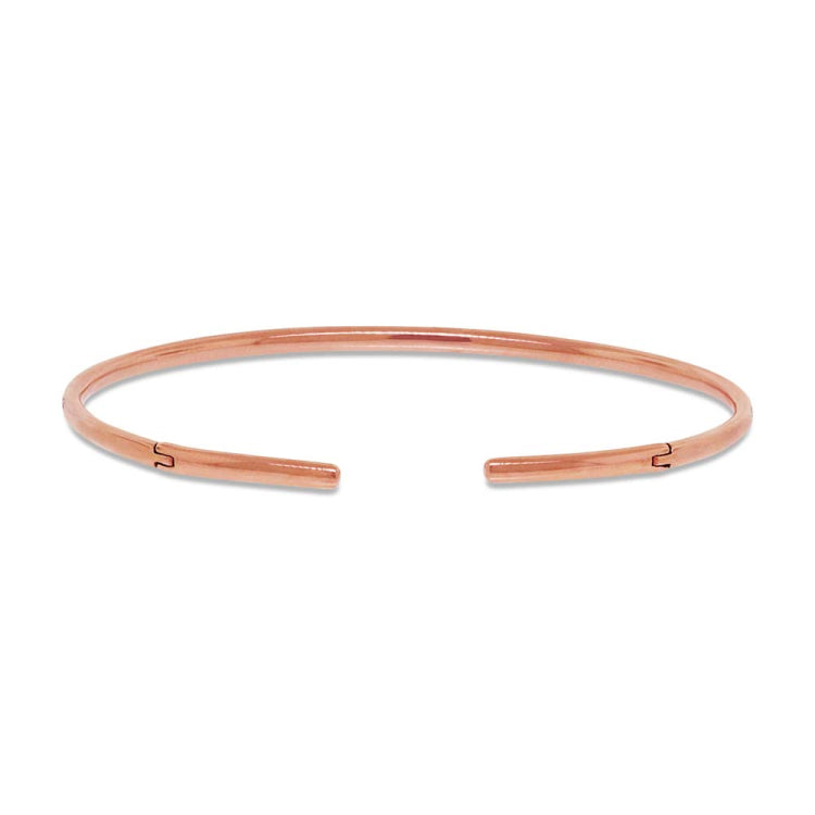 0.50ct 14k Rose Gold Diamond Bangle