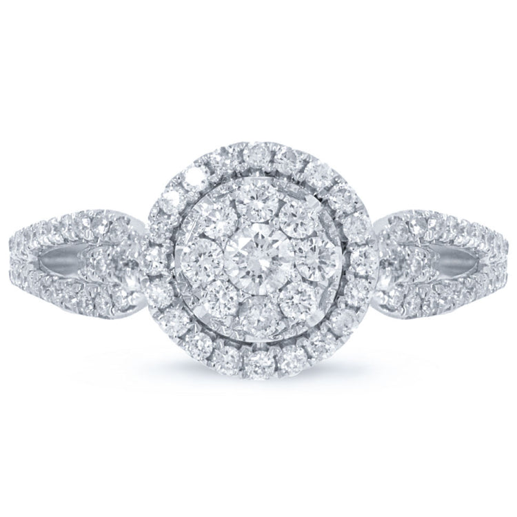 0.65ct 14k White Gold Diamond Lady's Ring
