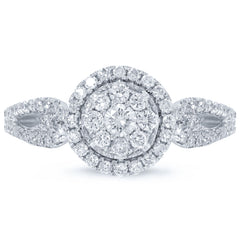 0.65ct 14k White Gold Diamond Lady's Ring