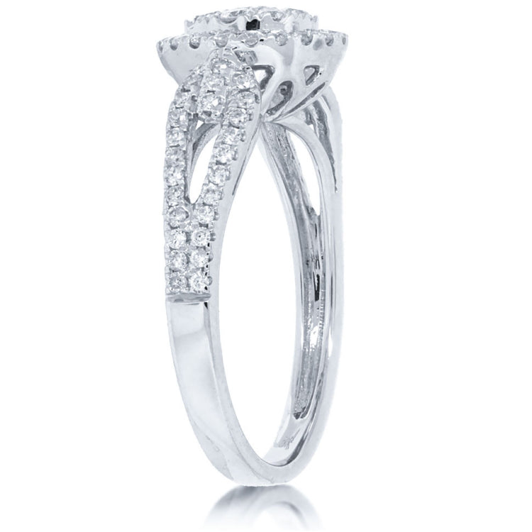 0.65ct 14k White Gold Diamond Lady's Ring