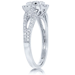 0.65ct 14k White Gold Diamond Lady's Ring