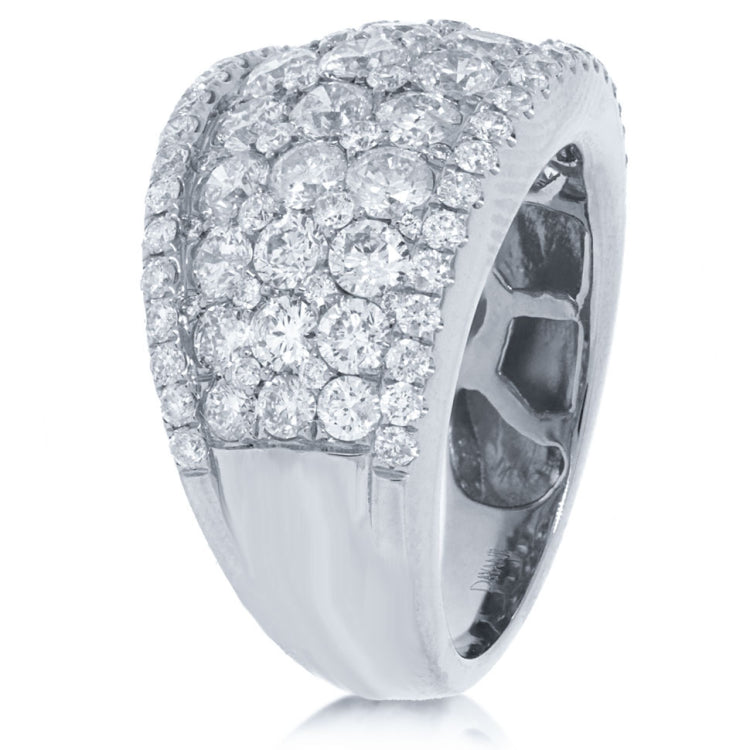 3.40ct 14k White Gold Diamond Lady's Ring