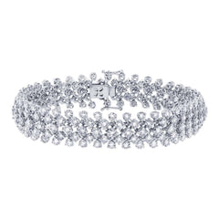 13.94ct 18k White Gold Diamond Lady's Bracelet
