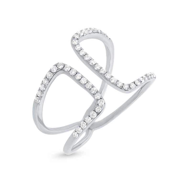 0.32ct 14k White Gold Diamond Lady's Ring