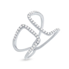 0.32ct 14k White Gold Diamond Lady's Ring