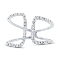 0.32ct 14k White Gold Diamond Lady's Ring