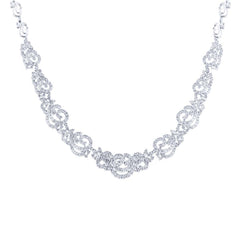 15.06ct 18k White Gold Diamond Necklace