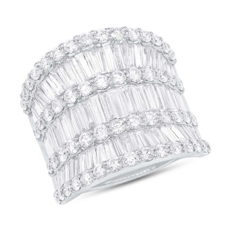 4.82ct 18k White Gold Diamond Lady's Ring