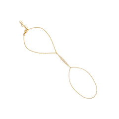0.17ct 14k Yellow Gold Diamond Lady's Bracelet