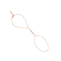 0.17ct 14k Rose Gold Diamond Lady's Bracelet