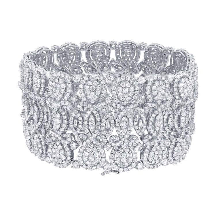 29.44ct 18k White Gold Diamond Lady's Bracelet