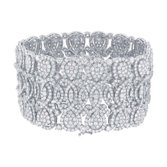 29.44ct 18k White Gold Diamond Lady's Bracelet