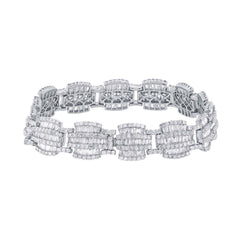 9.21ct 18k White Gold Diamond Lady's Bracelet