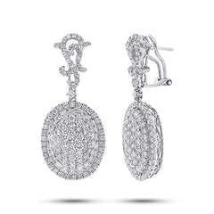 4.75ct 18k White Gold Diamond Earring