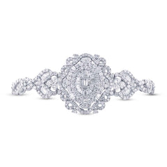 6.00ct 18k White Gold Diamond Lady's Bracelet
