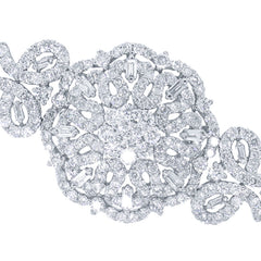 4.01ct 18k White Gold Diamond Lady's Bracelet
