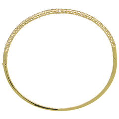 0.93ct 18k Yellow Gold Diamond Bangle