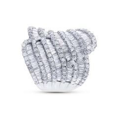 3.63ct 18k White Gold Diamond Lady's Ring