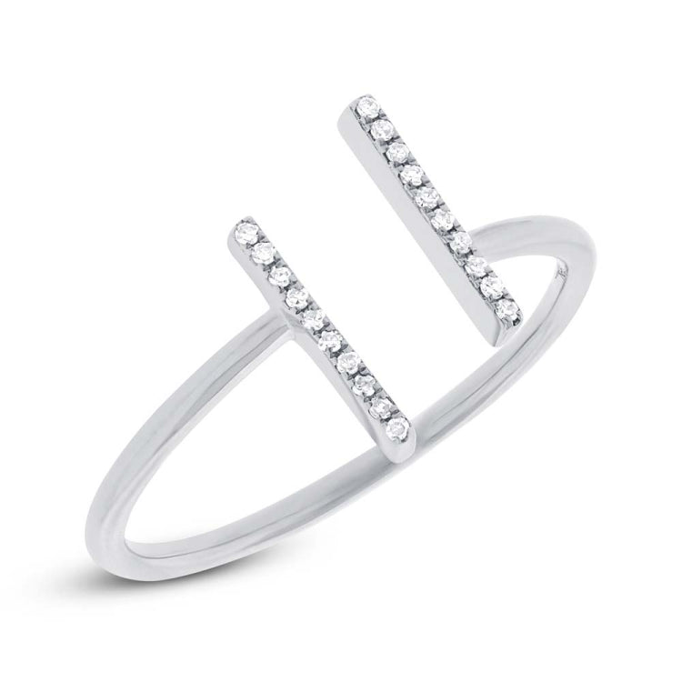 0.06ct 14k White Gold Diamond Lady's Ring
