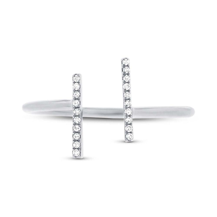 0.06ct 14k White Gold Diamond Lady's Ring